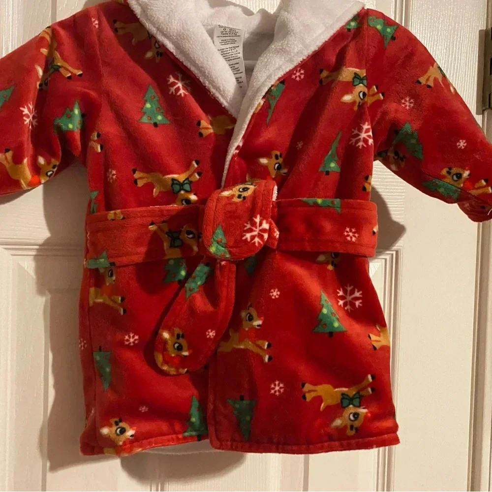 Rudolph the Red Nosed Reindeer Hooded Robe